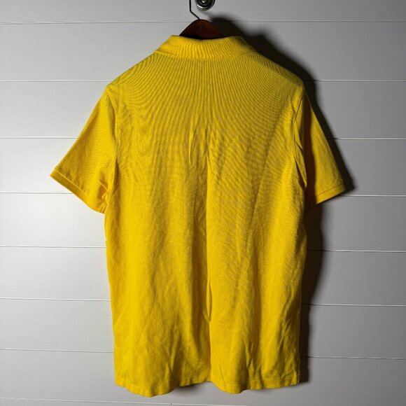 Polo Ralph Lauren Yellow Short Sleeve Polo Classic Fit Size Medium - Picture 3 of 5